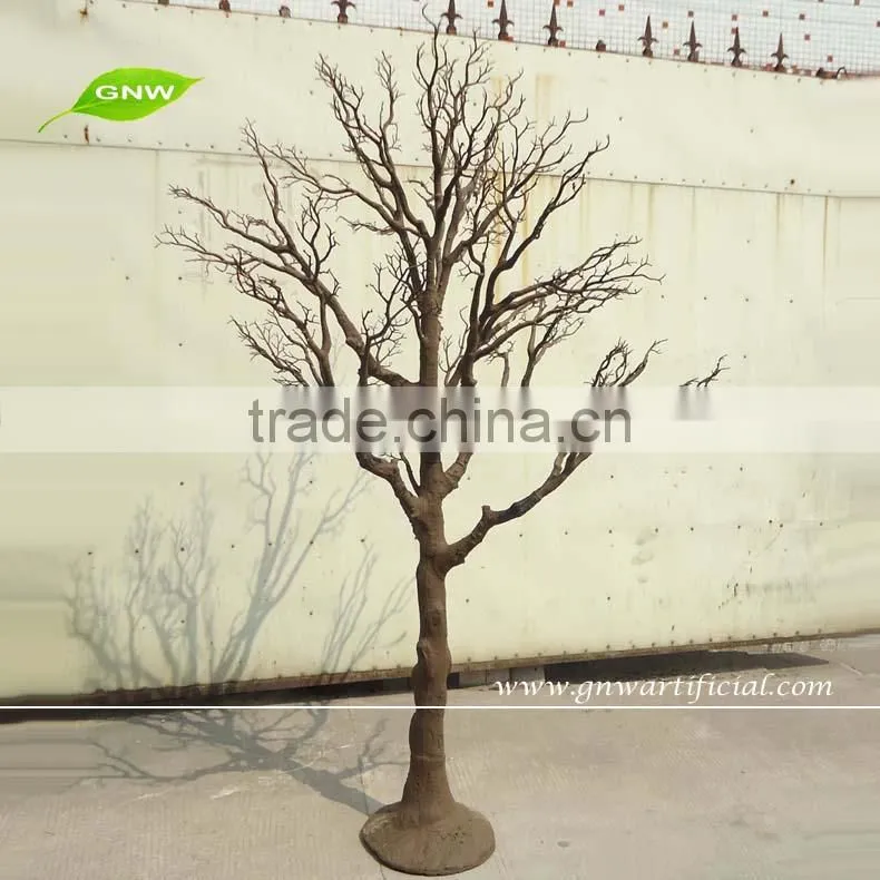 WTR023 GNW white 2m high artificial dry trees for window showcase decoration