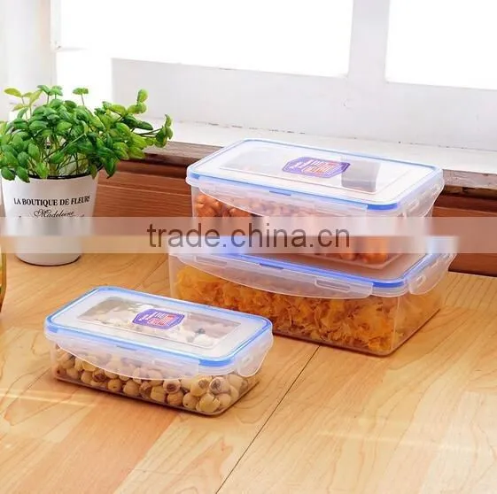 wholesale transparent plastic food storage container food storage preserving box