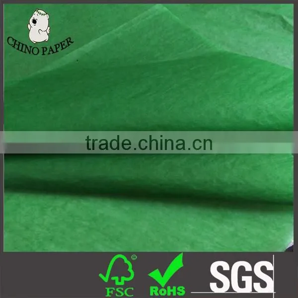 Fresh Green color tissue paper for wrapping