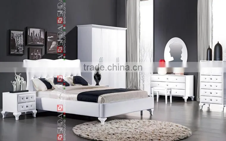Dubai modern furniture design, bedroom furniture fabric bed
