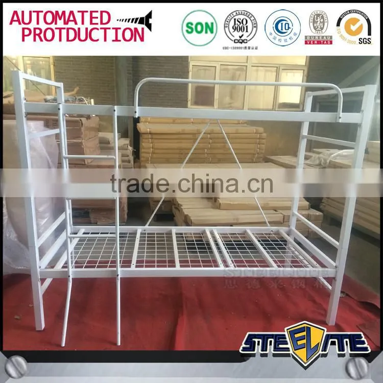 Latest metal bed designs prison bunk bed from China manufacturer