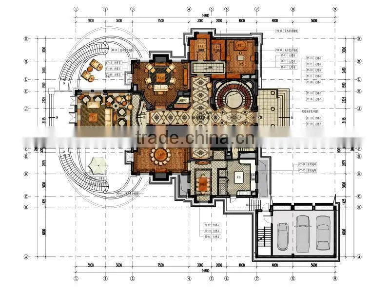 BISINI Modern Chinese Style Hotel Lobby Design
