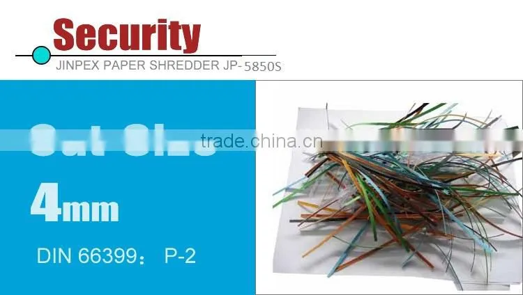 JP-5850S Shredding A3 paper Heavy Duty Paper Shredder machine For Big office equipment