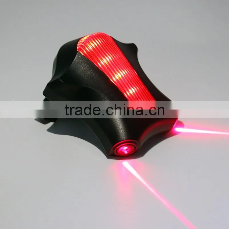 Bicycle laser taillight