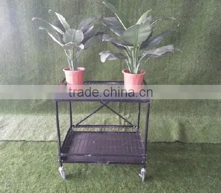 small flower display cart flower stand