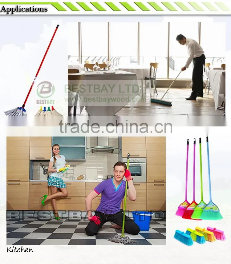 Hot sale top quality nature wooden broom handle manufacturer/wooden stick