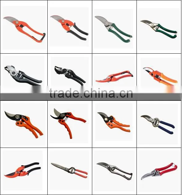 Forged High Carbon Steel 52-57HRC Pruning Shear for Garden