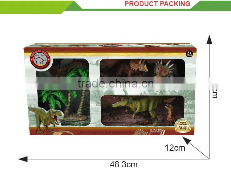 Hot selling small kids playing soft dinosaur toy plastic