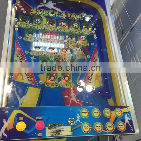 2016 new amusemnt pinball Europe hot sale soccer bingo pinball machine cheap pinball game , machine for sale