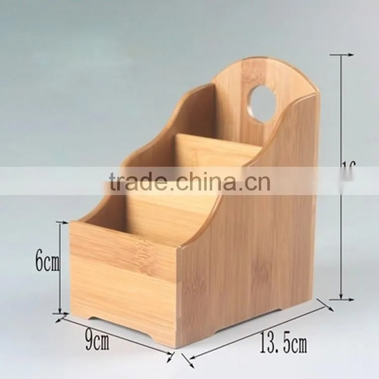 Useful multi-functional high quality bamboo pencil/pen box