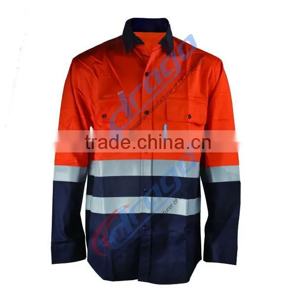 Aramid fire resistant shirt for Oil Field