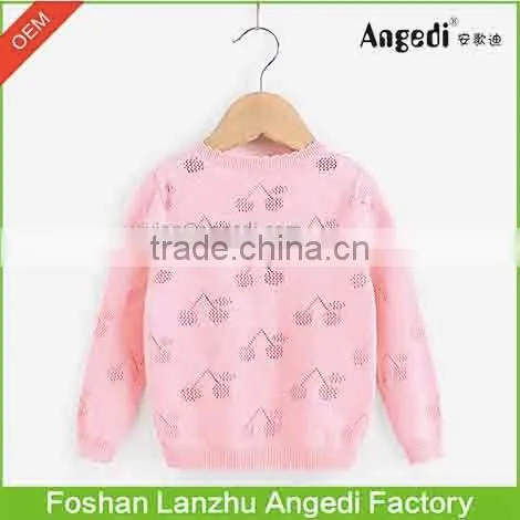 2016 Fashion Baby Girls' Sweater Girls Cardigan Kids autumn Outerwear Children Knitted Sweater