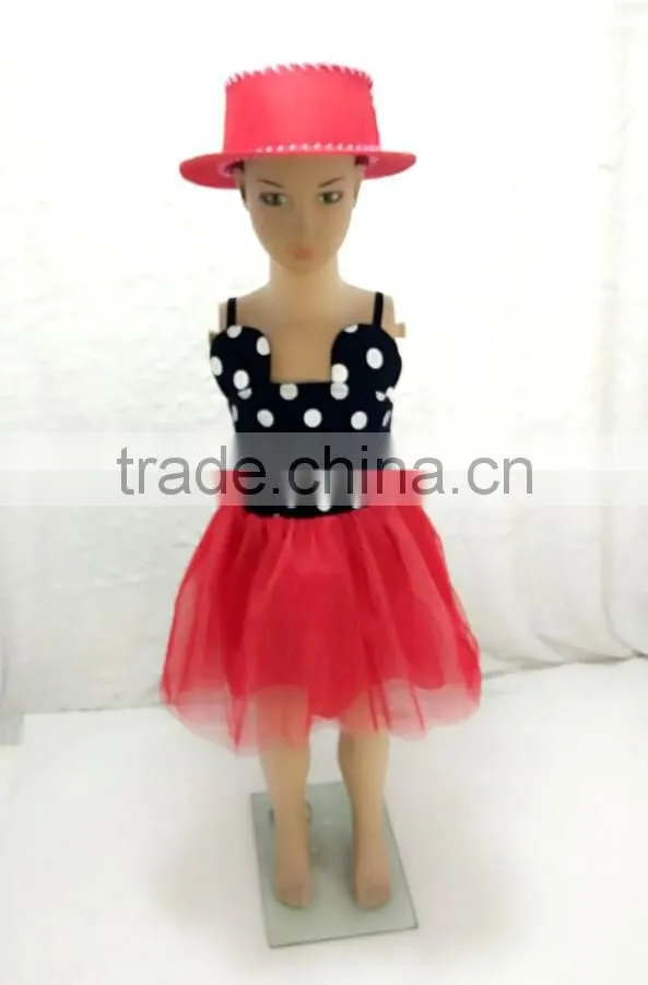 2017 new model girl dress kids dress frock design for baby girl little girls party dot dresses