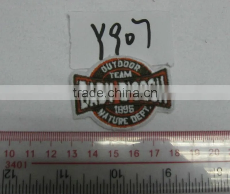 machine embroidery letter badge accessory