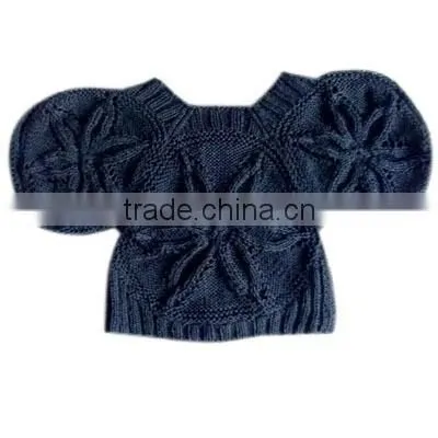 Latest design summer short sleeve kids sweaters