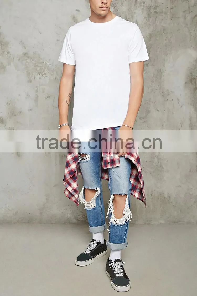 2017 Guangzhou Shandao OEM Summer 180g 60% Cotton 40% Polyester O-Neck Short Sleeve Slim Fit Men's T Shirts