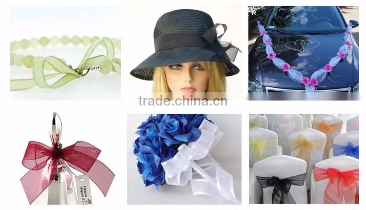 25mm Jacquard Sheer Organza Ribbon