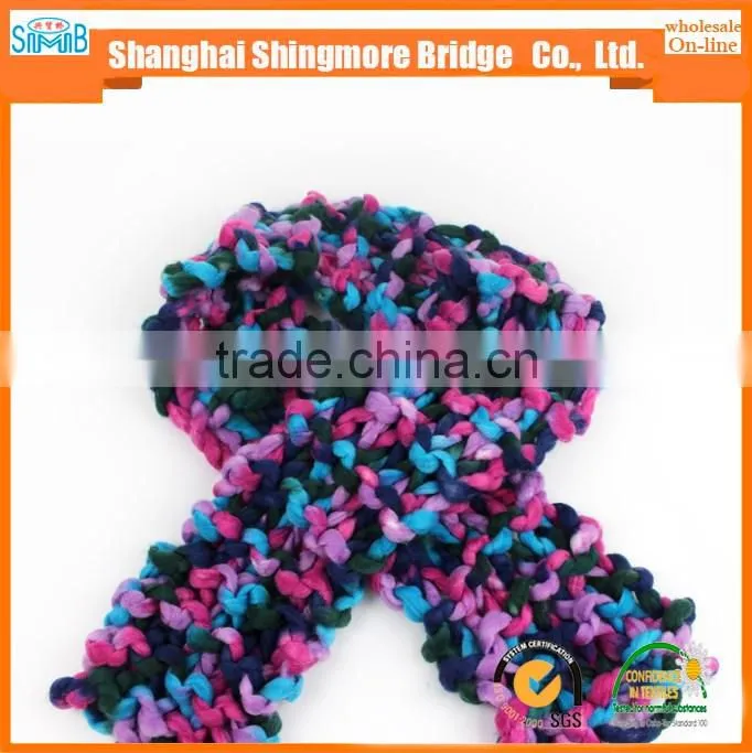 China novelty yarn manufacturer hot wholesale chunky yarn acrylic for knitting scarf