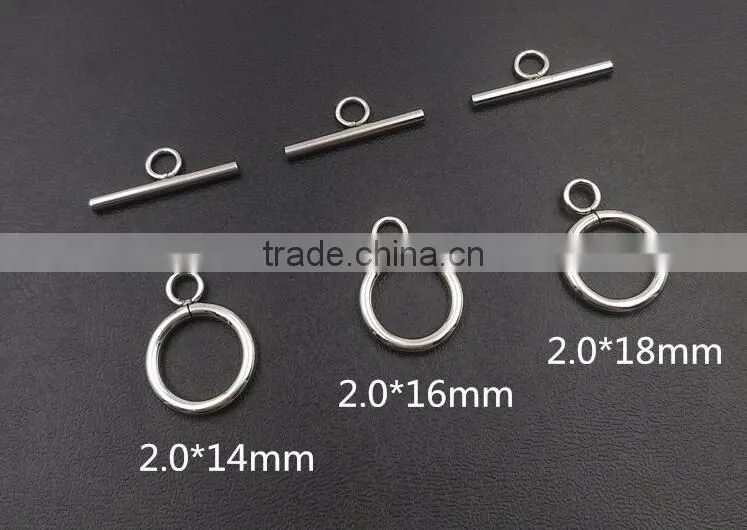 Stainless Steel Toggle Clasps Connectors Jewelry Findings OT Ending Clasps Set DIY Bracelet Necklace Accessories