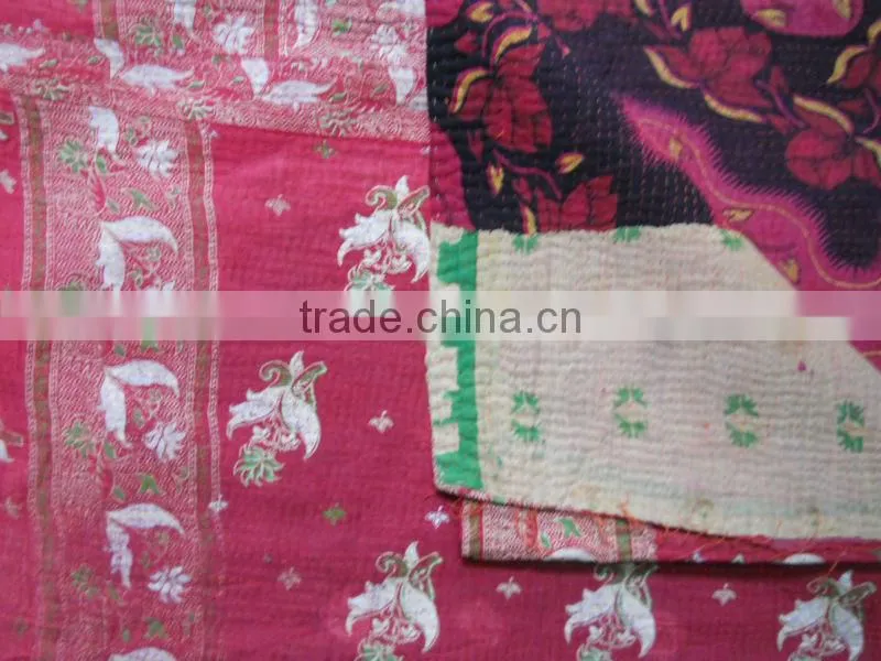 kantha quilts/kantha bedcovers /hand quilted bedcovers/kantha rallis