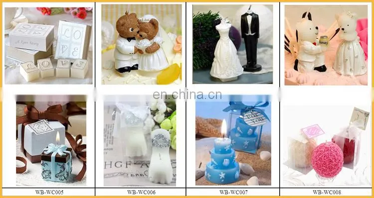 All kinds of wedding gift candles wedding souvenirs