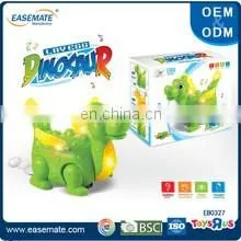 Most popular plastic universal electric dinosaur toy with light and music