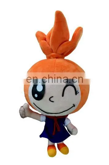 cheap custom logo printed mascot, custom plush toys