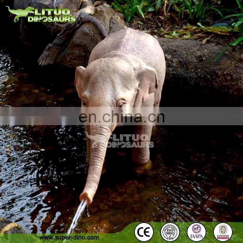 Professional animatronic elephant model life size elephant for sale