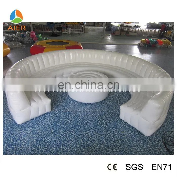 white outdoor inflatable sofa, sofa furniture, air filled sofa/couch, air bed inflatable bed sofa for sale