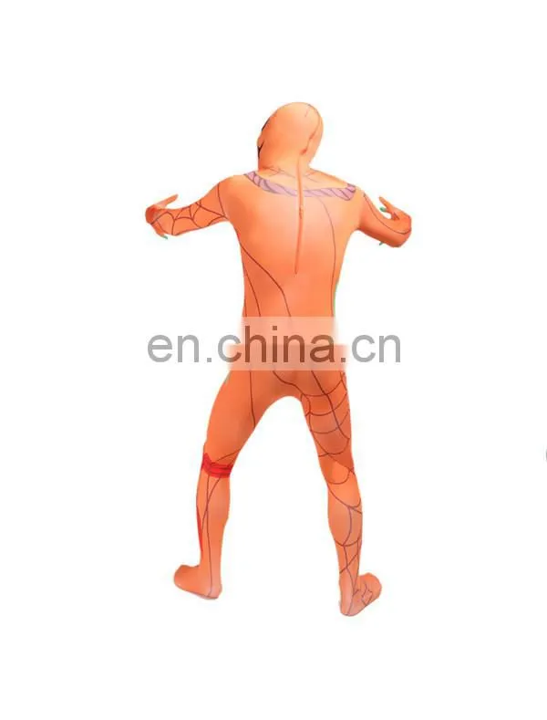 Full Body Adult Pumpkin Spandex Lycra Zentai Suit Halloween Party Costume