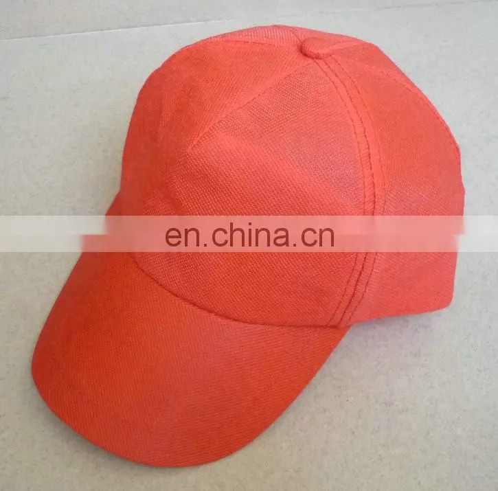 promotion five panels blank non-woven cheap caps