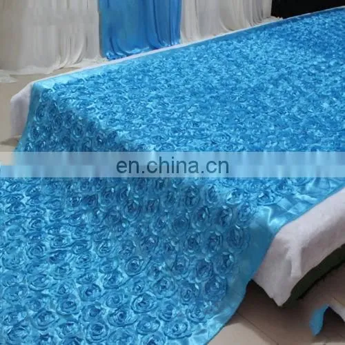 3D Rose Flower Home Decor Stage Hall Carpet Wedding Aisle Runner
