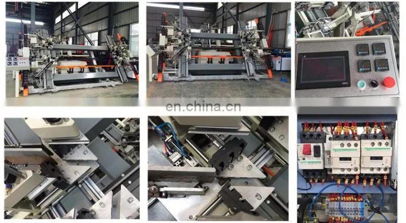 Four corner CNC welding machine Upvc door window making machine
