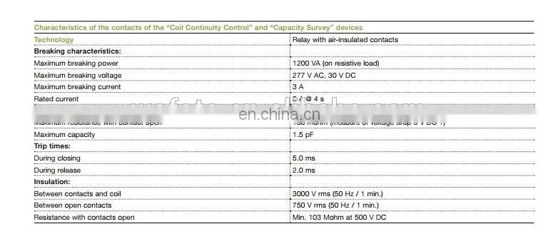 VSC/P 12-400 220-250V SCO ABB Vacuum Contactor
