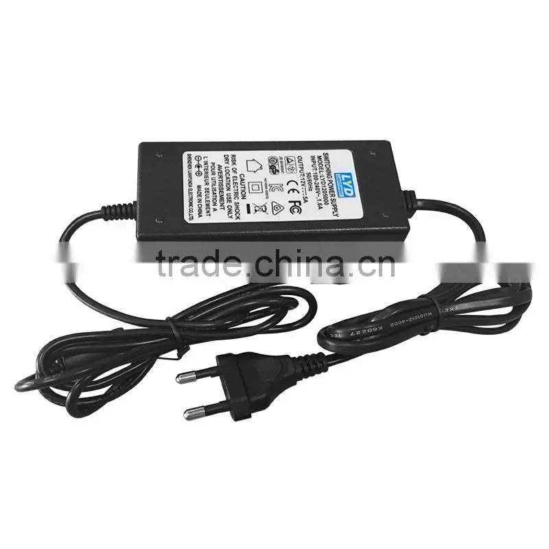 AC DC Adapter 12V 5A Power Adapter 60W Power Supply 12v 5a Energy Efficiency Level VI
