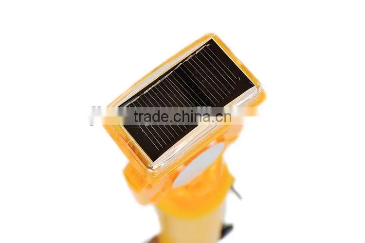 CE approved road construction solar roadsafety light