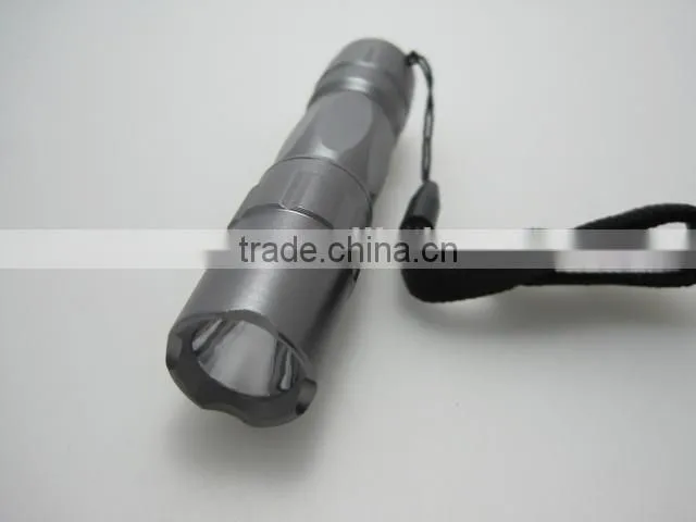 1 led portable mini flashlight straw hat aluminum led torchlight