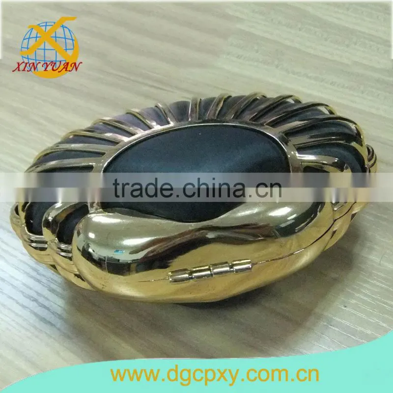 NEW! Shell Shape Metal Clutch Frames With Plastic Shell Cover For Bags