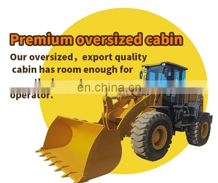 GOOD QUALITY!! China large Construction mining use 5 ton wheel Loader ZL50/956 Front-end Shovel Loader with CE with rock bucket
