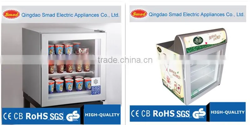 Supermarket equipment mini display beverage refrigerator cooler