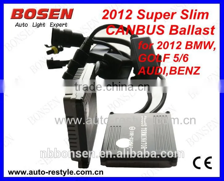 hottest sale! xenon hid headlight Error Free Slim Canbus ballast 12V/24V 35W/55W Canbus hid xenon kit