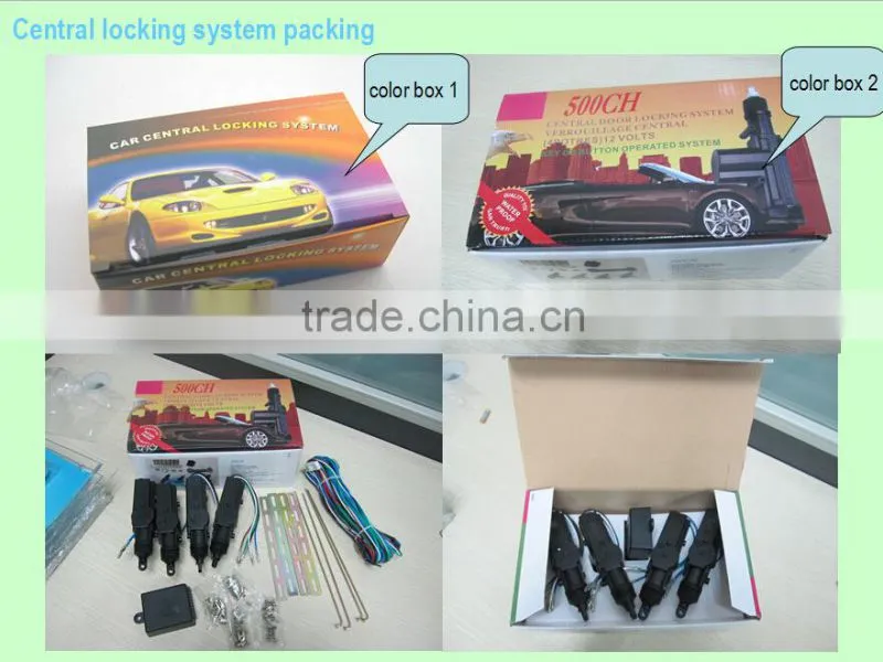 China hot sale central lock easy installation 360 degrees auto central locking system