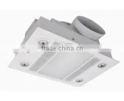 Bathroom heater with halogen lamp glass panel ,LED downlight