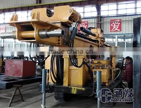 Big Hole Piling Machine on Rocks