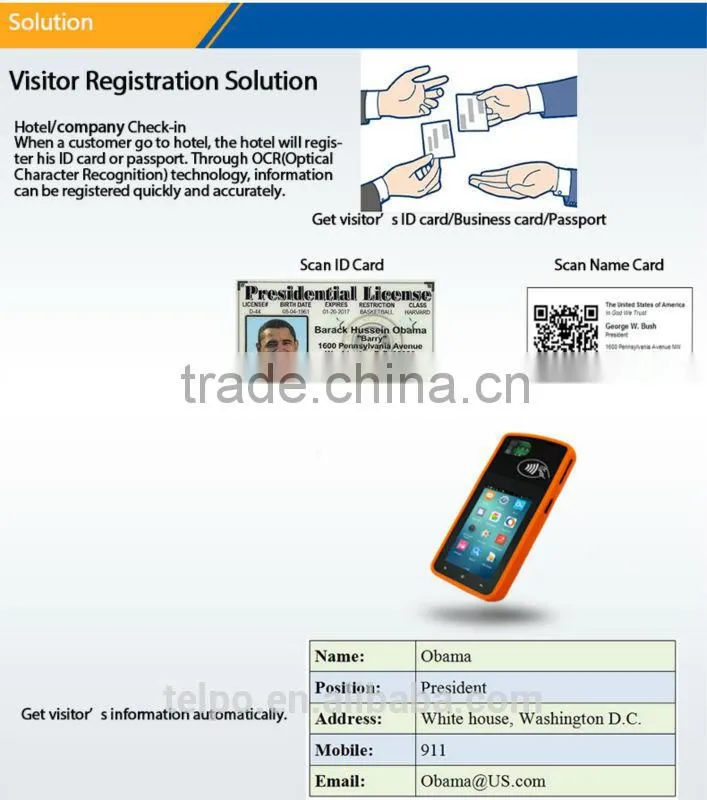 New Products Handheld Pos System with Gprs Wifi TPS350 Ussd Pos System (4 band)