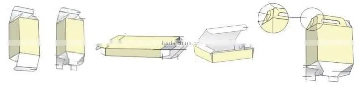 Custom corrugated board made packaing box for jewerly items