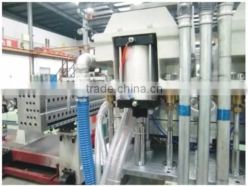PP corrugated sheet making line