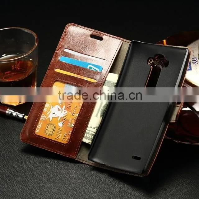 For LG G4 stylus Leon V10 Joy Spirit K4 K7 K10 leather Case Cover Classic Wallet Flip Case for LG G Flex 2 wallet case