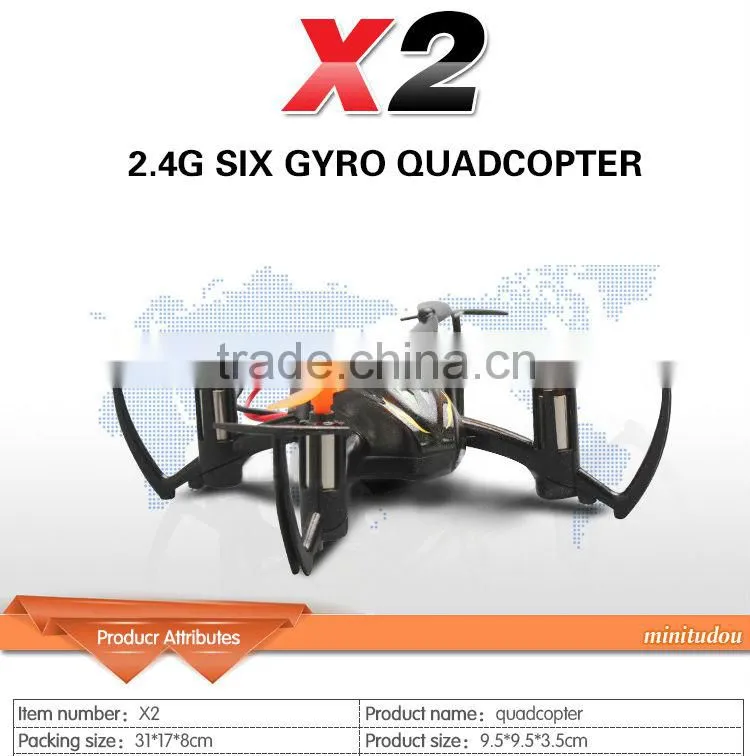 2014 new product micro drone Syma X2 6-Axis Gyro 2.4G 4CH RC Quadcopter With Guard Circle quadcopter kit