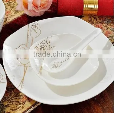 56 pcs hand painted picture dinner plates for weddings
